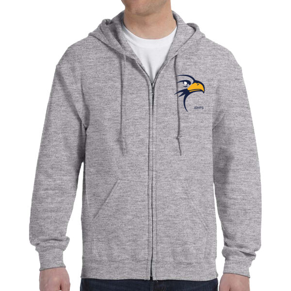JD Hogarth PS Blue Logo - Adult Heavy Blend™ Adult 8 oz., 50/50 Full-Zip Hood Thumbnail